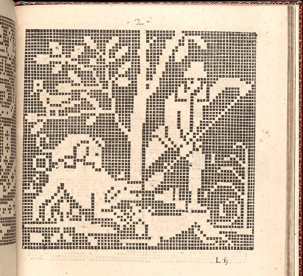 A gridded scene depicting a hunt